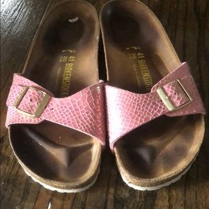 COPY - Birkenstock pink slides size 41